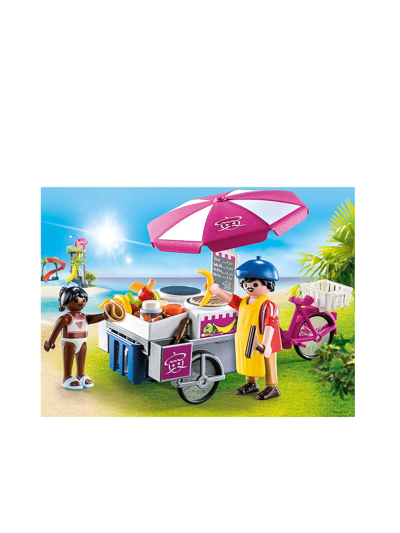 PLAYMOBIL | Tropischer Aqua Park - Mobiler Crêpes-Verkauf 70614 | 